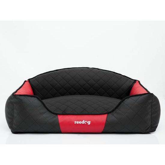 Pelíšek pro psa Reedog Black & Red Sofa