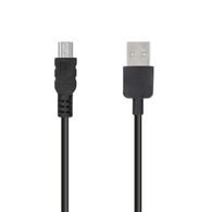 USB - Mini USB kábel čierny 2 m