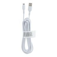 Dátový a nabíjací kábel USB na Micro C281 biely 3 m