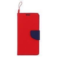 Pouzdro / obal na Samsung Galaxy J1 červeno-modré - knížkové Fancy Book