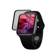 Ochranné / tvrzené sklo na Apple Watch 41mm s aplikátorem, černé - Fixed