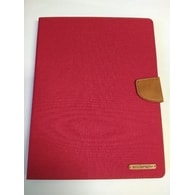 Pouzdro / obal na Apple iPad 4 červené - knížkové CANVAS
