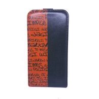 Pouzdro / obal na Samsung Galaxy S4 červeno-černé - flipové Mobilnet
