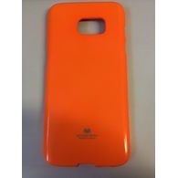 Obal / kryt na Samsung Galaxy S7 Edge fosforově oranžové - JELLY