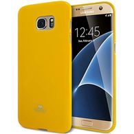 Obal / kryt na Samsung Galaxy S7 Edge žlutý - JELLY