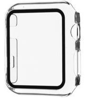 Ochranné pouzdro s temperovaným sklem pro Apple Watch 42mm - transparentní - FIXED Pure