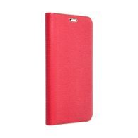 Pouzdro / obal na Samsung Galaxy S21 FE červený - knížkové Forcell Luna Book Gold