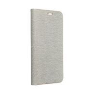 Pouzdro / obal na Samsung Galaxy S22 Ultra stříbrné - knížkové LUNA