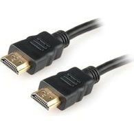 HDMI Kabel s pozl. konektory 3m - černý