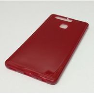 Obal / kryt na Huawei P9 červený - Super slim TPU