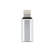 Adaptér / redukcia USB-C na Lightning strieborný