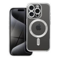 Obal / kryt na Apple iPhone 15 PRO šedý - Electro Mag Cover