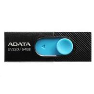 Flashdisk USB 2.0 64GB černo/modrá UV220 - ADATA