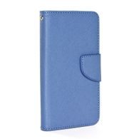 Pouzdro / obal univerzální (4,3-4,8") modré - knížkové Fancy Book Leather