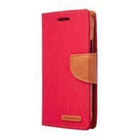 Pouzdro / obal na Samsung Galaxy J1 červené - knížkové CANVAS