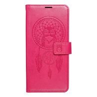 Pouzdro / obal na Xiaomi Redmi 13C tmavě růžové - knížkové lapač snů MEZZO Book
