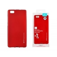 Obal / kryt na Huawei Y6 II / Honor 5A červený - Jelly Case
