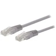 Kabel patchcord Cat5e, UTP 0,5m, šedá - C-TECH