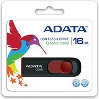 Flash disk USB 16GB černo/červený - ADATA C008