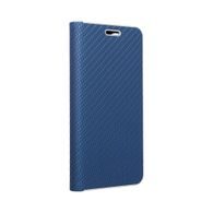 Pouzdro / obal na Xiaomi Redmi Note 10 5G modré - knížkové Forcell LUNA Carbon