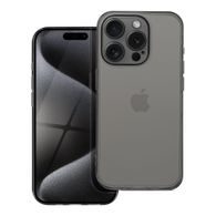 Obal / kryt na Apple iPhone 15 PLUS černý - 1,5mm PREMIUM transprent