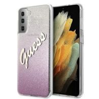 Obal / kryt na Samsung Galaxy S21 Plus růžový - Original Guess