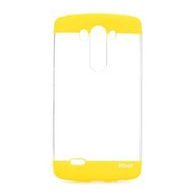 Obal / kryt na LG G3 žlutý - Roar Fit UP Clear
