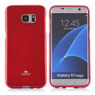 Obal / kryt na Samsung Galaxy S7 Edge (SM-G935F) červený - Jelly Case Mercury