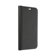 Pouzdro / obal na Samsung Galaxy A13 5G / A04S černý -  knížkové Forcell Luna Book Carbon