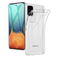 Obal / kryt na Samsung Galaxy A71 průhledný - Ultra Slim 0,5mm