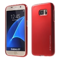 Obal / kryt na Samsung Galaxy S7 (G930) červený - Jelly Case Flash