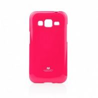 Obal / kryt na Samsung Galaxy Core Prime tmavě růžový - Jelly Case