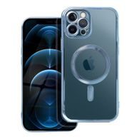 Obal / kryt na Apple iPhone 12 Pro Max modrý - Electro Mag Cover