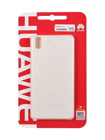 Obal / kryt na Huawei Y6 bílý