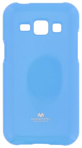 Obal / kryt na Samsung Galaxy J1 sv. modrý - JELLY
