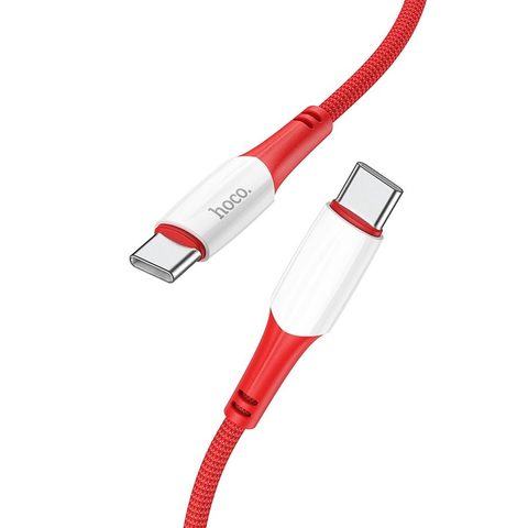 Kabel USB-C 1m, červený - HOCO