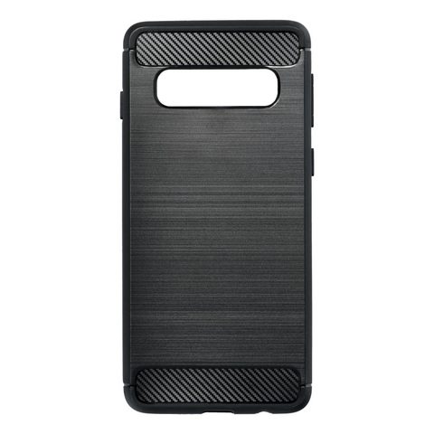 Obal / kryt na Samsung Galaxy S10 černý - Forcell CARBON