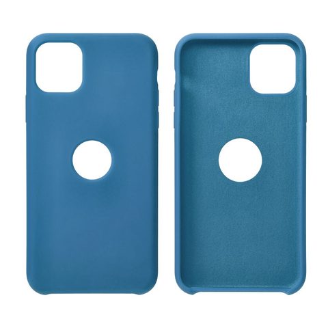 Obal / kryt na Apple iPhone 14 Plus modrý - Forcell SILICONE