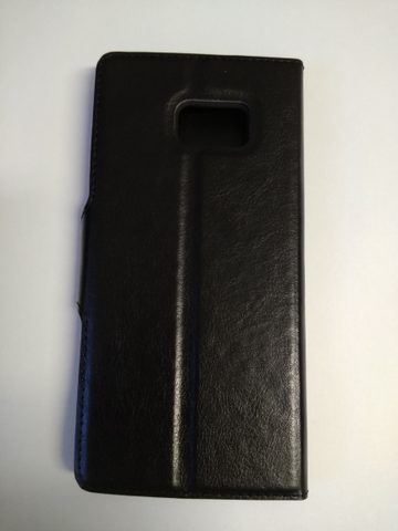 Pouzdro / obal na Samsung Galaxy Note 7 černé - zasouvací koženkové
