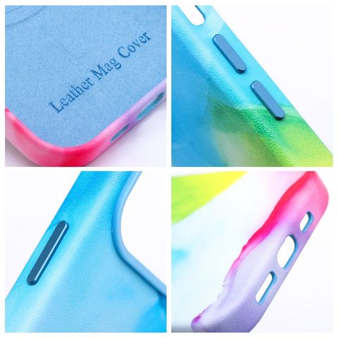 Obal / kryt na Apple iPhone 12 Pro barevný - Leather Mag