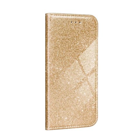Pouzdro / obal na Samsung Galaxy S21 Ultra zlaté - knížkové SHINING