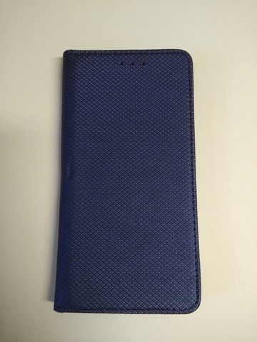 Pouzdro / obal na Huawei P8 modré - knížkové SMART