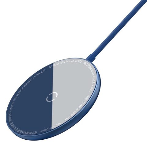 Bezdrátová nabíječka 15W MagSafe modrá - Baseus