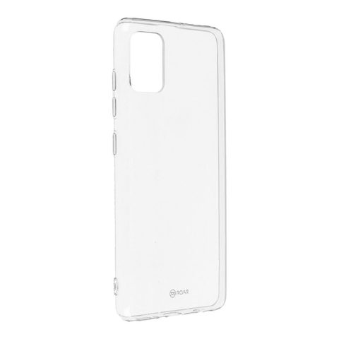 Obal / kryt na Samsung Galaxy A51 průhledný - Jelly Case Roar