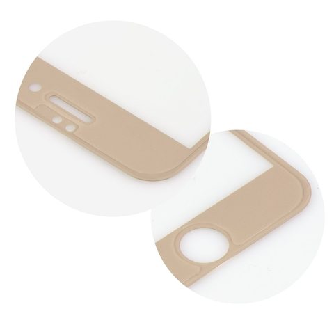 Tvrzené / ochranné sklo Apple iPhone 7 / 8 zlaté - MG 5D plné lepení Full Glue