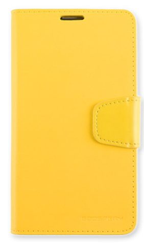 Pouzdro / obal na Samsung Galaxy S3 žluté - knížkové SONATA