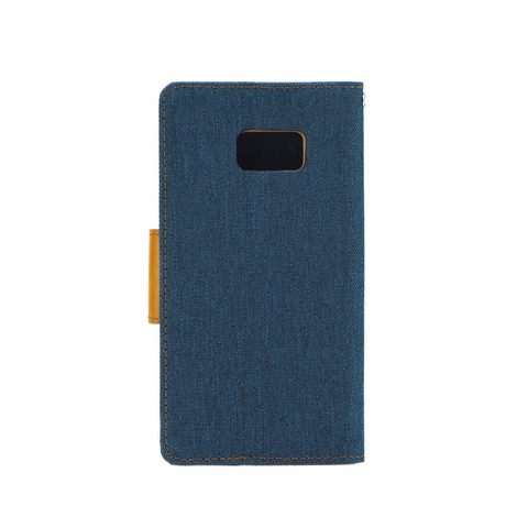 Pouzdro / obal na Samsung J4 2018 modré - knížkové Canvas