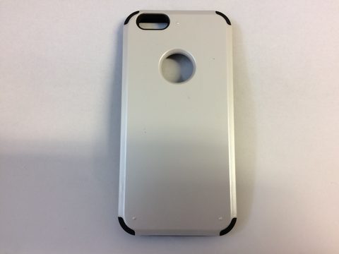 Obal / kryt na Apple iPhone 6 stříbrný - odolný