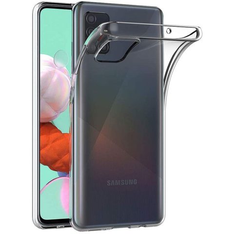 Obal / kryt na Samsung Galaxy A51 transparent - CLEAR Case 2mm BOX