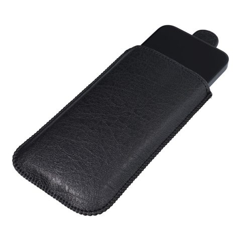 Pouzdro / obal na Samsung i9500 S4/ S3 /Apple iPhone 6/7/8 Galaxy A3 černé - zasouvací Forcell Slim Kora 2